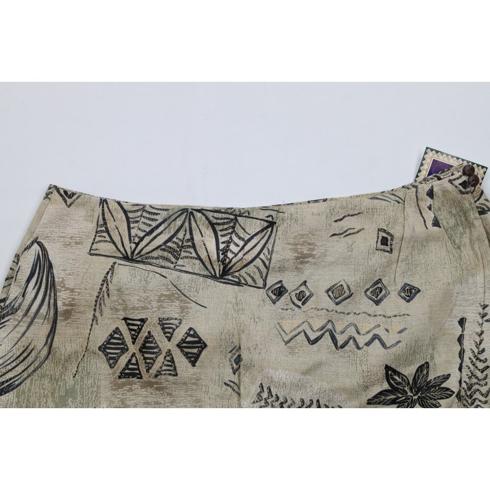 Deadstock Vtg 90s Hilo Hattie Womens XL 2 Piece Hawaiian Skort Halter Top USA - Picture 12 of 16